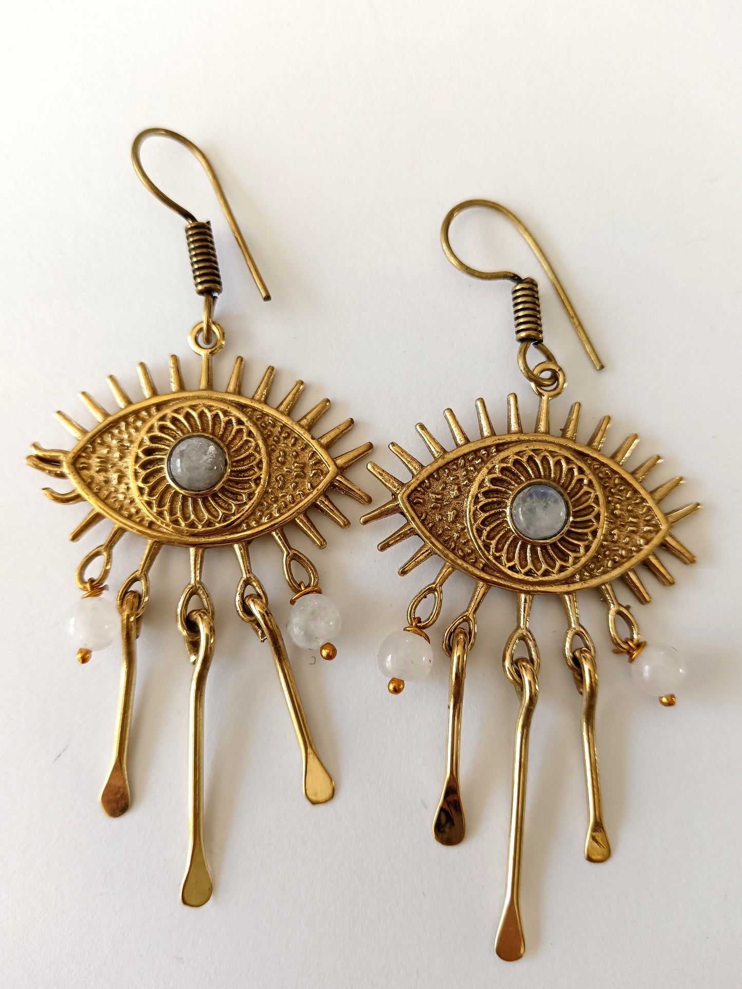 Hydra Earrings - Moonstone