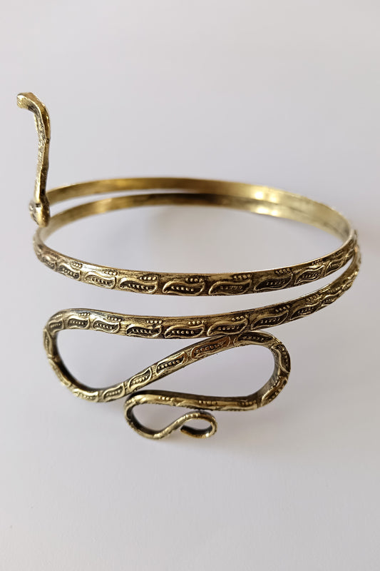 Cobra with Long Tail Armband