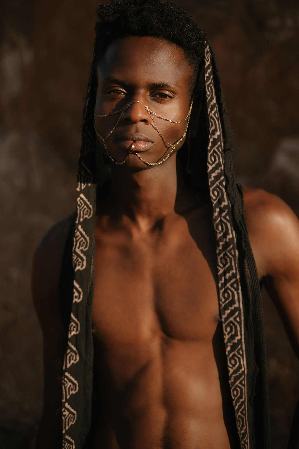 Sahara Face Chain - Moonstone