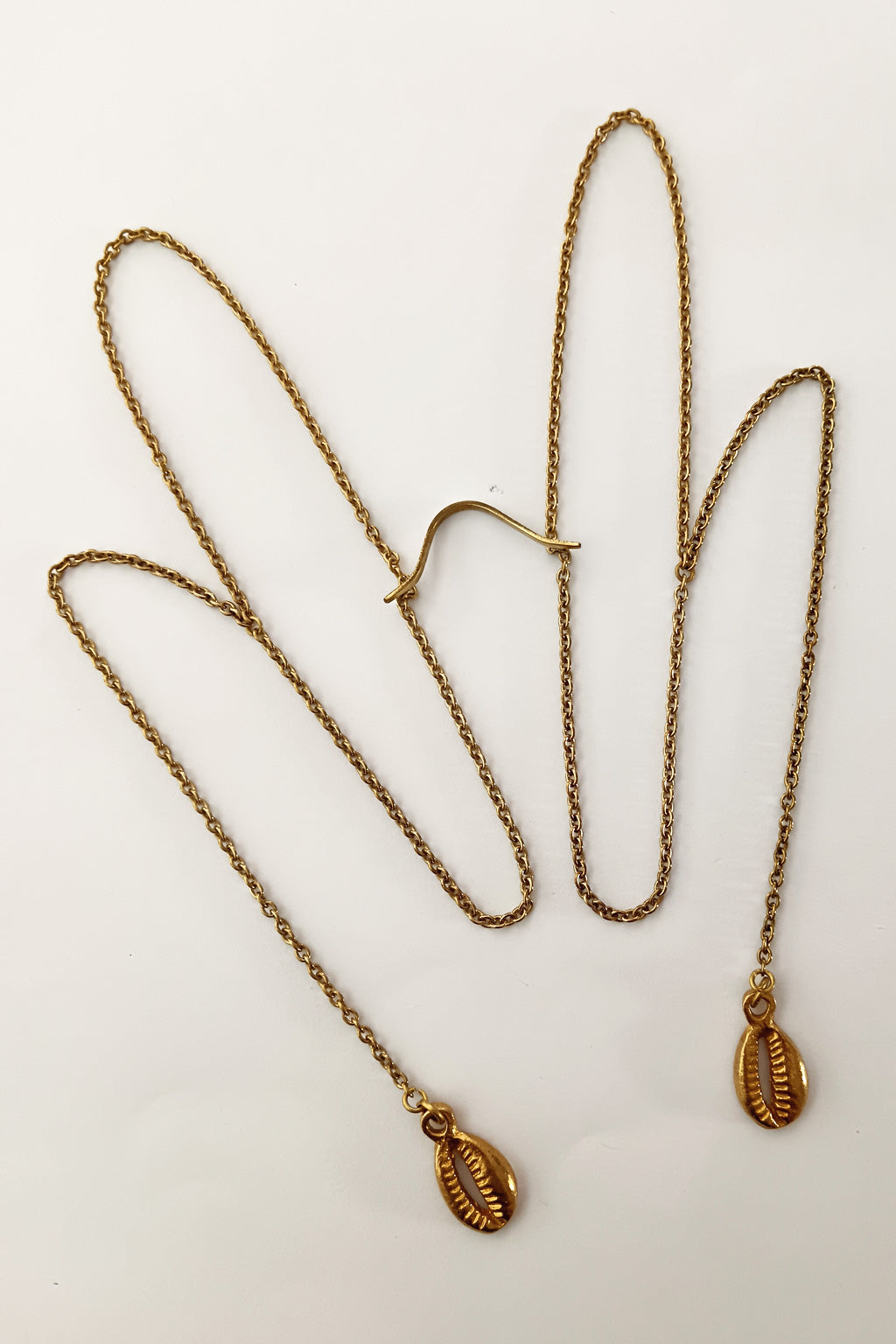 Sahara Face Chain - without lip extension - Cowrie Shell