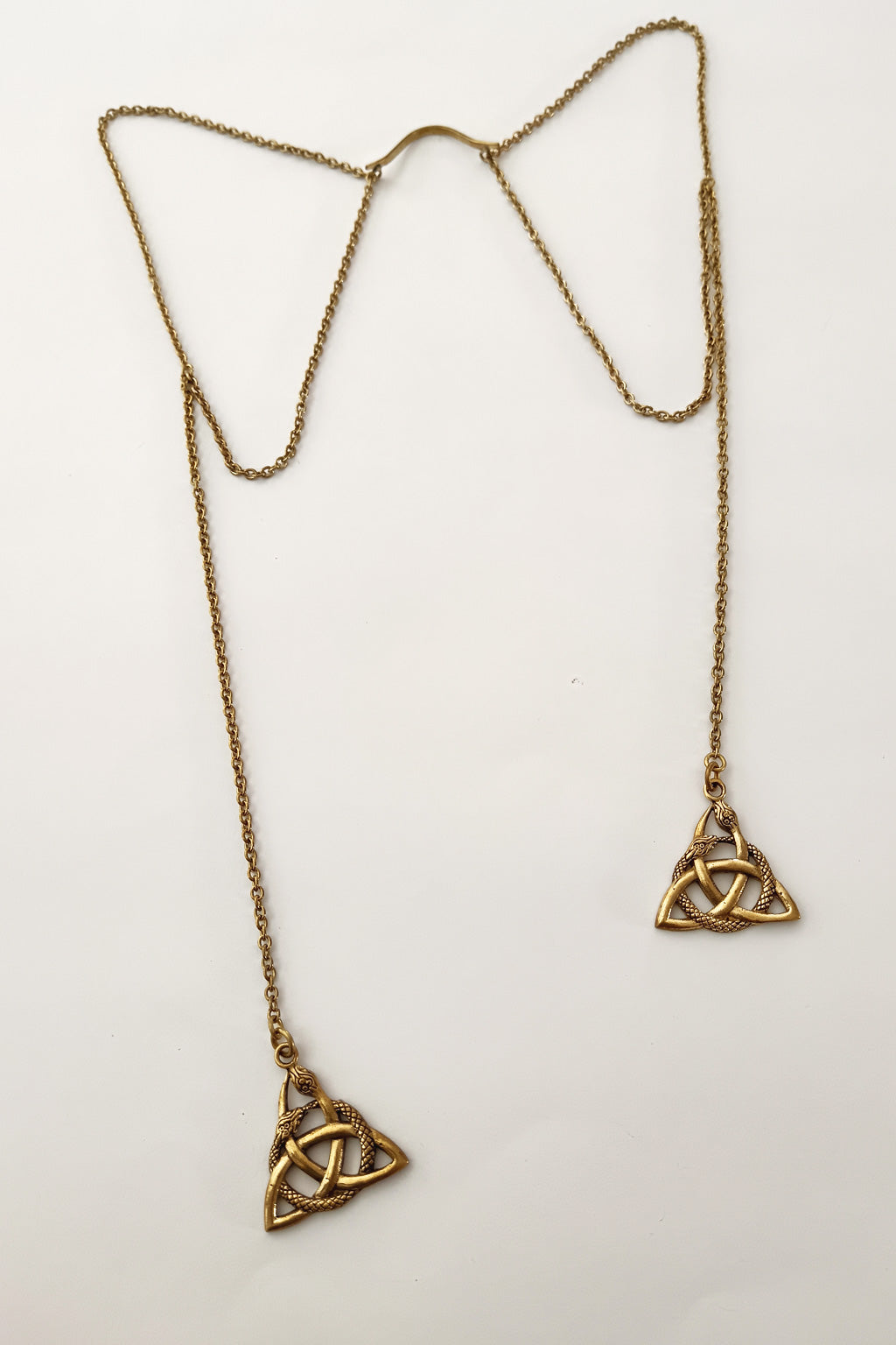 Sahara Face Chain - without lip extension - Serpent Celtic knot