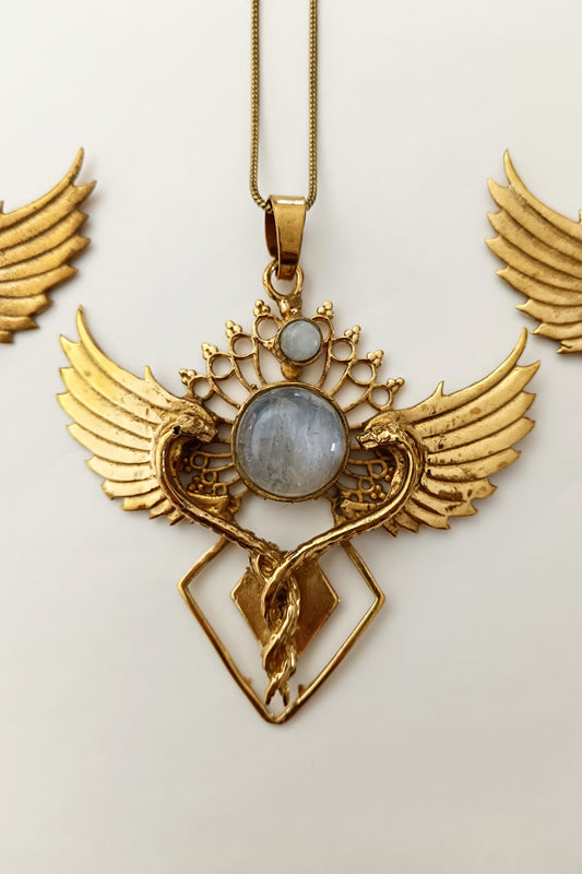 Snake Wings - Moonstone