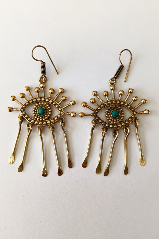 Hydra Earrings - Malechite