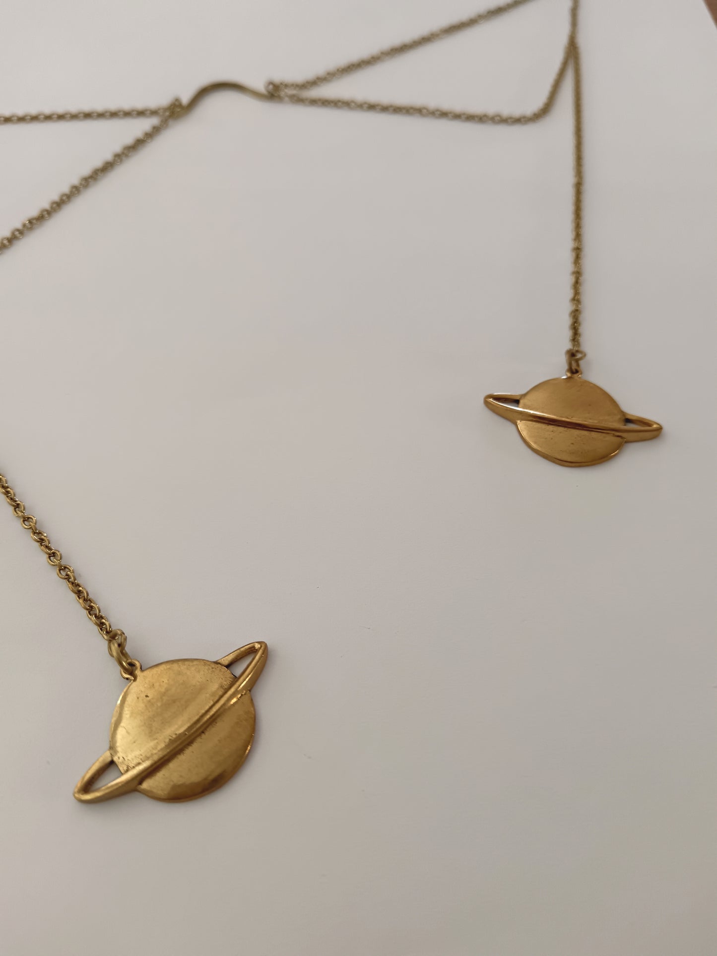 Sahara Face Chain - without lip extension - Planets