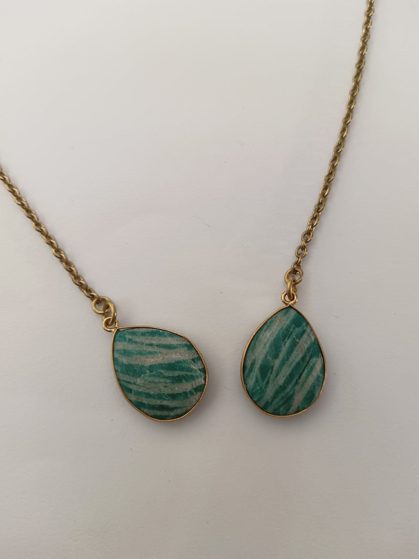 Sahara Face Chain - without lip extension - Amazonite