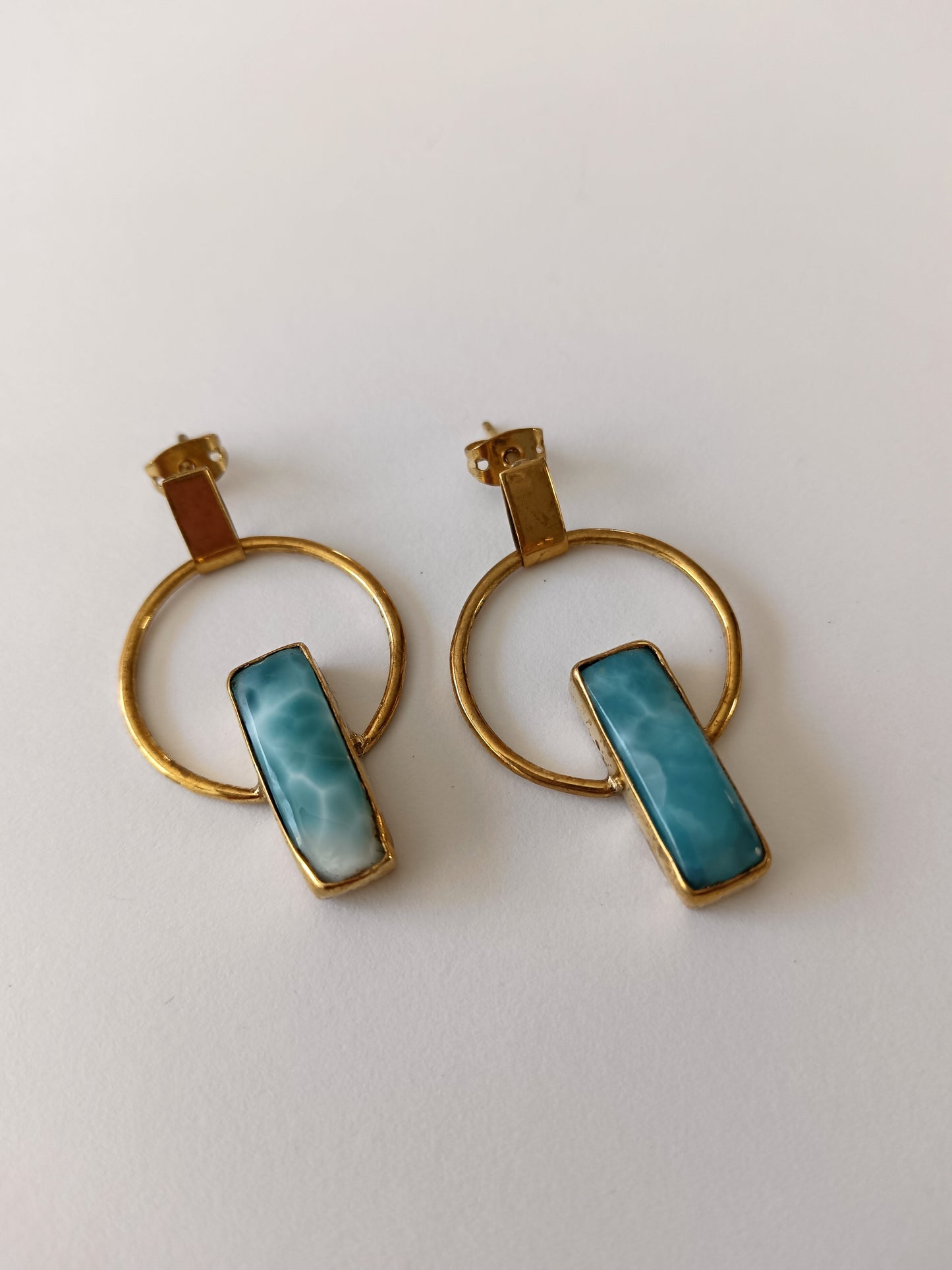 Yemanja Larimar Earrings