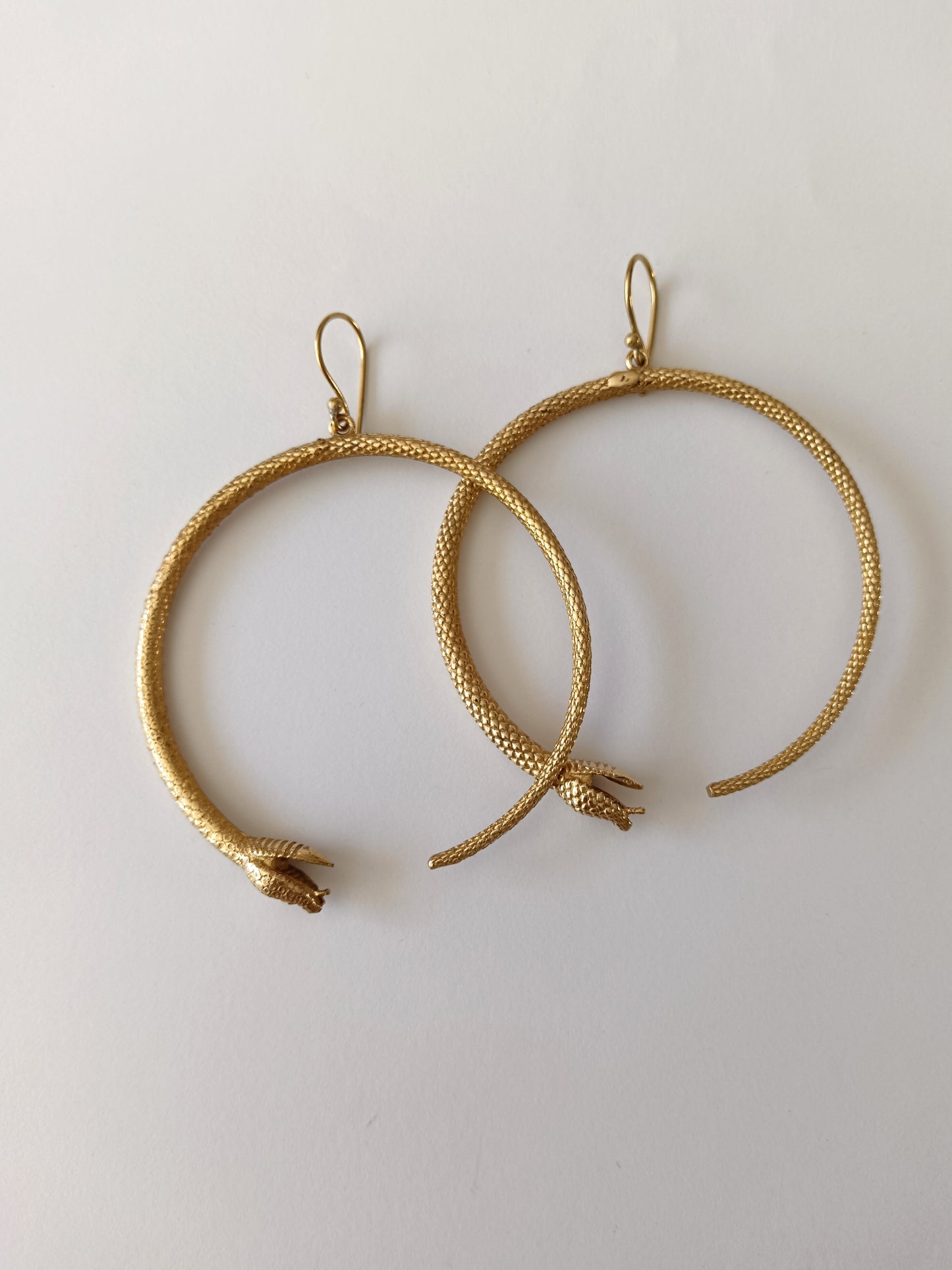 Serpent Hoop Earrings