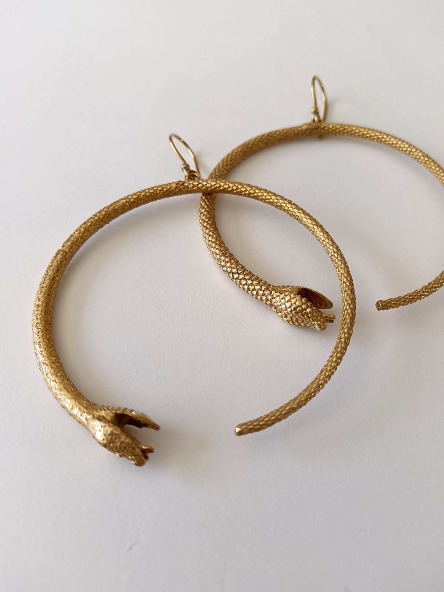 Serpent Hoop Earrings