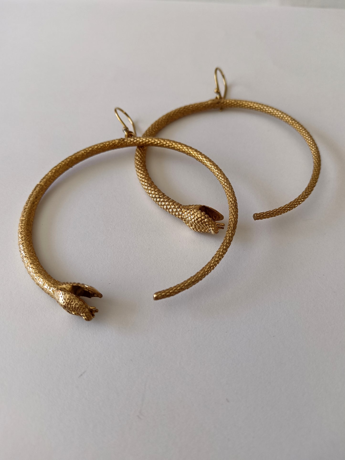 Serpent Hoop Earrings