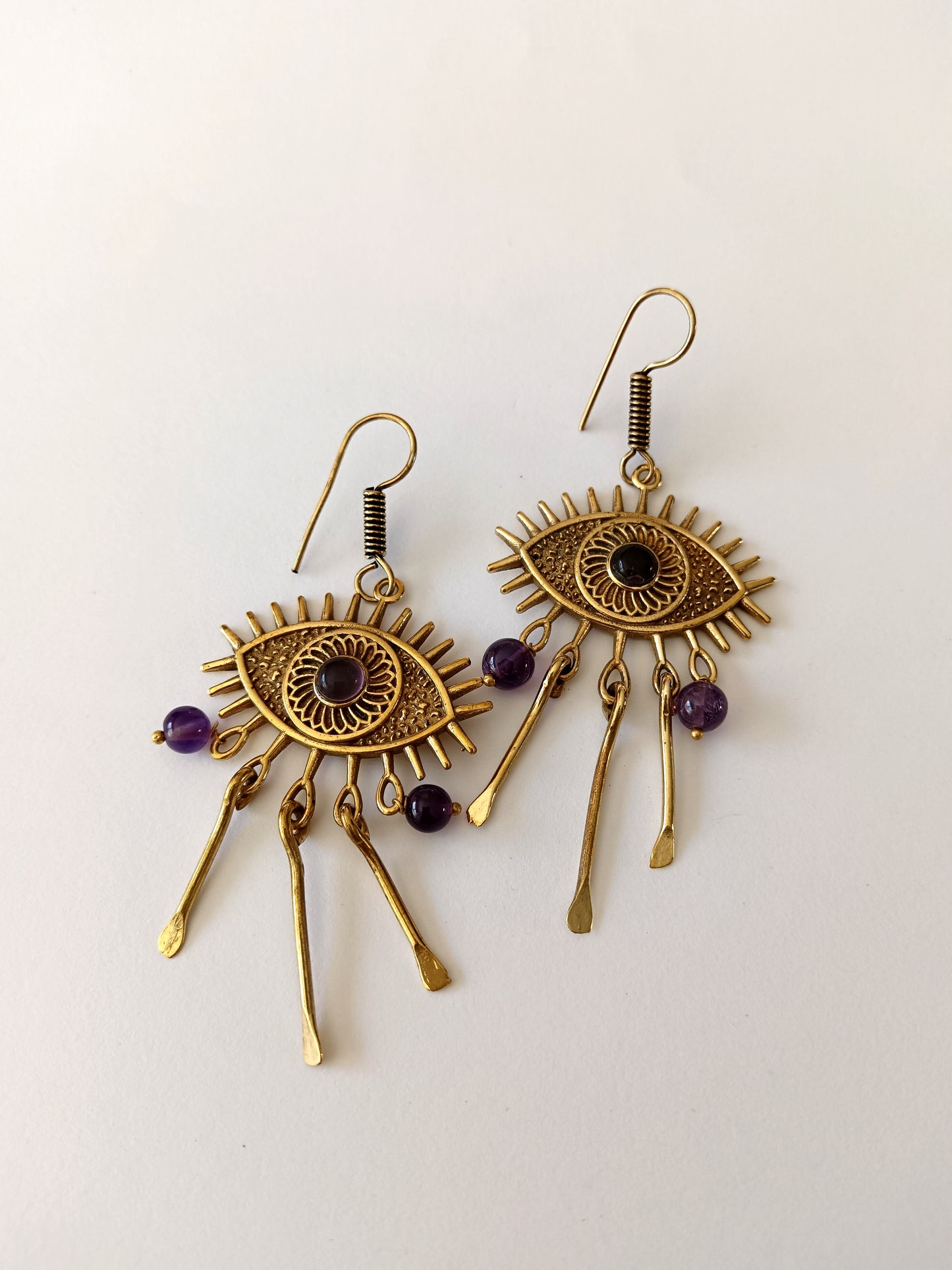 Hydra Earrings - Amethyst