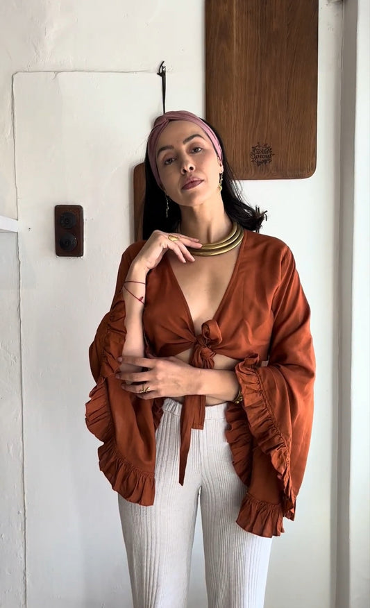 Bella Wrap Top